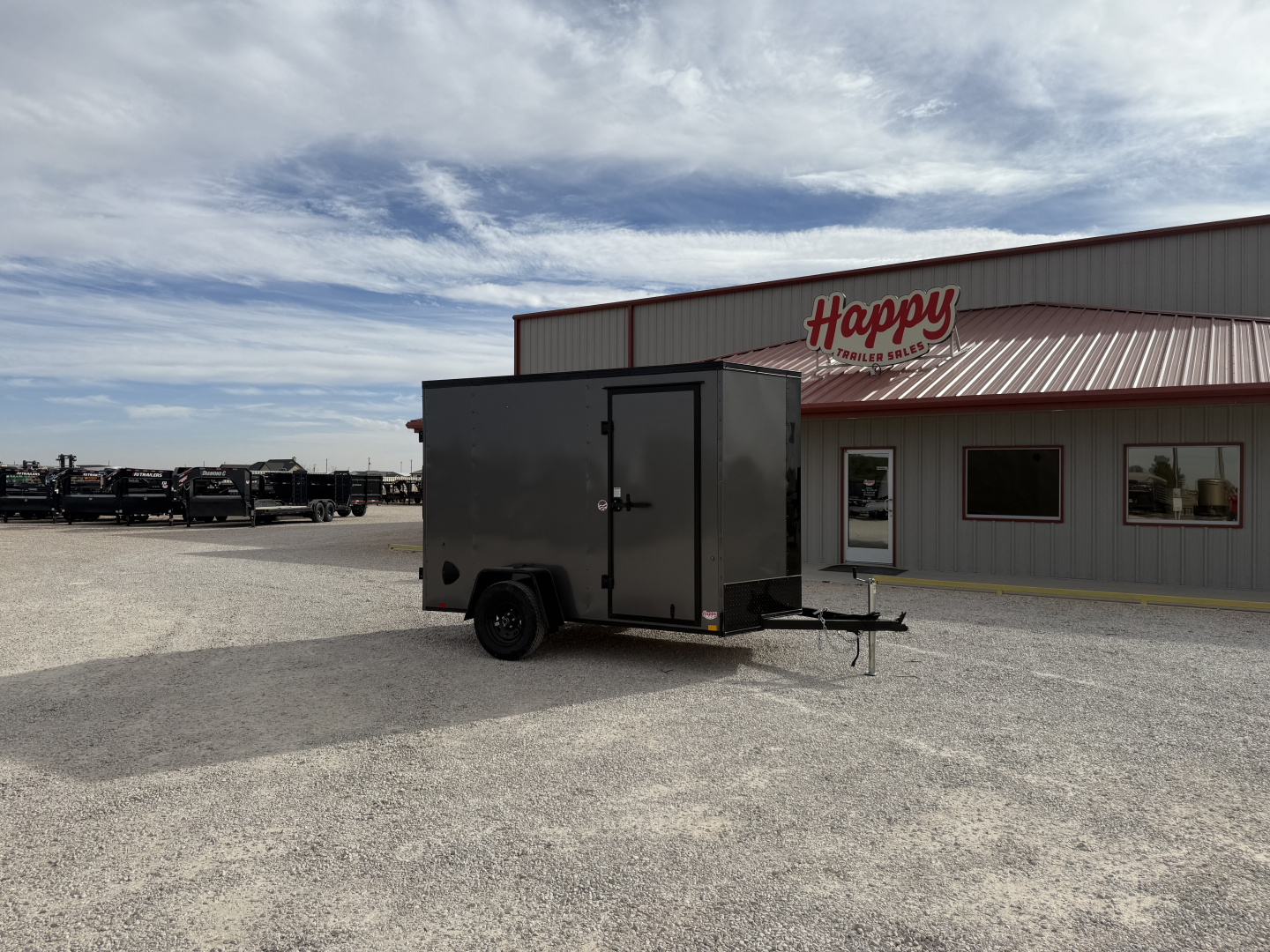 New 2026 Compass 6'x10' Enclosed Cargo Trailer - Indigo DLX
