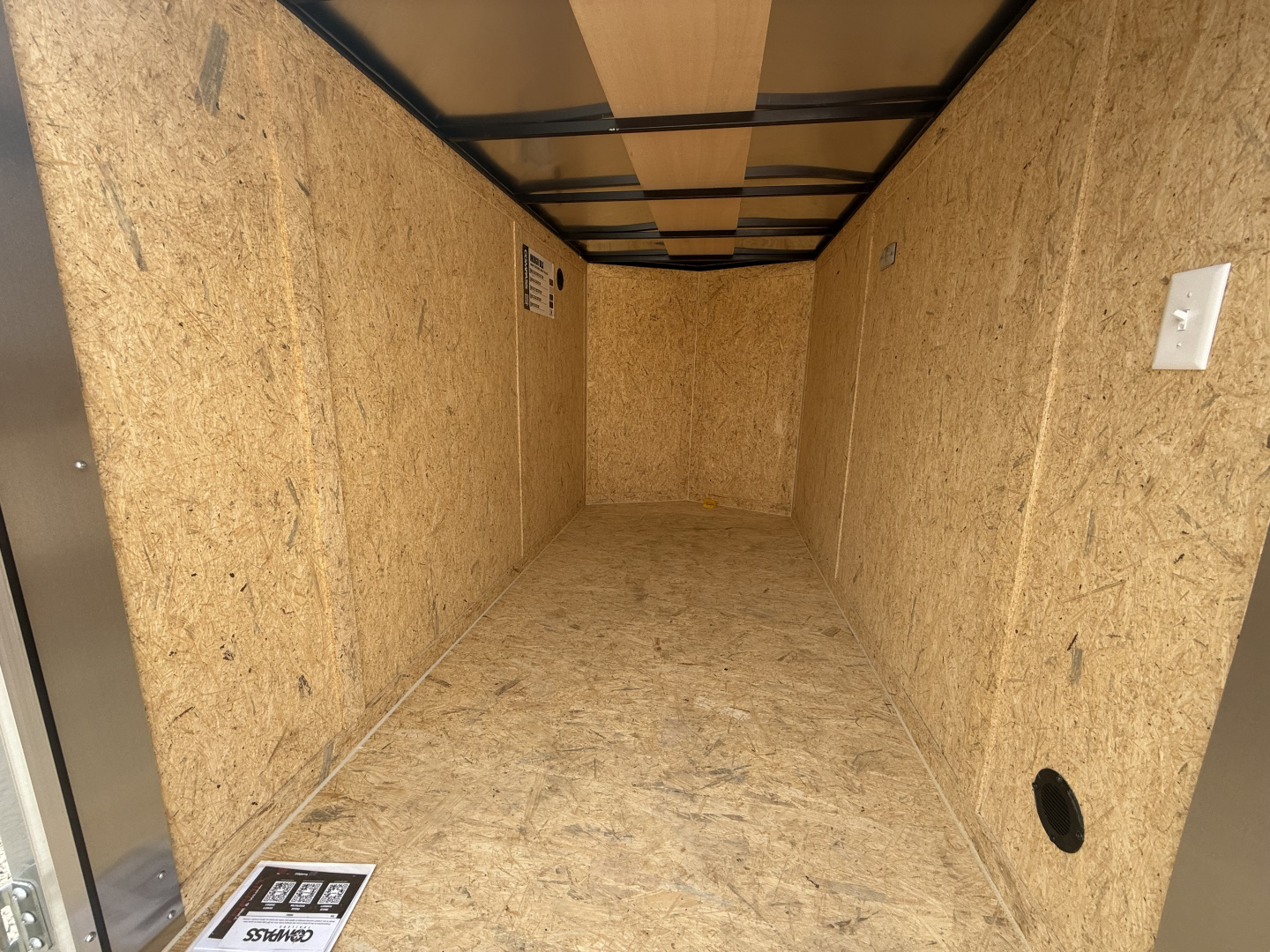 New 2026 Compass 5'x10' Enclosed Cargo Trailer - Indigo DLX