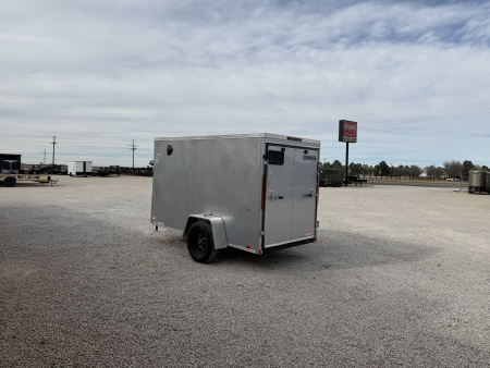 New 2026 Compass 5'x10' Enclosed Cargo Trailer - Indigo DLX