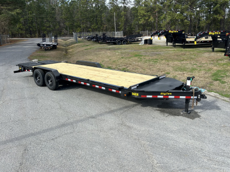New 2026 Big Tex Trailers 14EH-24 ( 21ft Deck + 3ft Dovetail ) Equipment Trailer