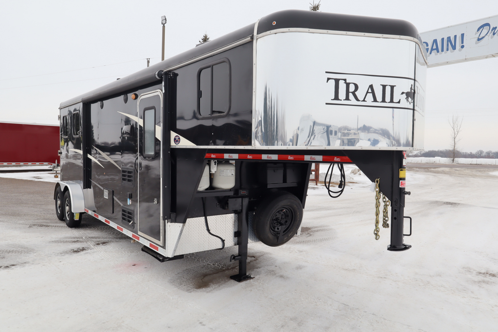 Used 2020 Bison Trailers Trail Hand Horse Trailer