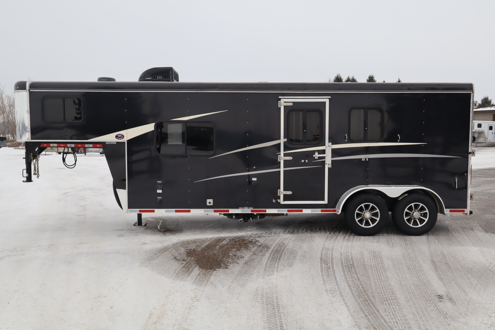 Used 2020 Bison Trailers Trail Hand Horse Trailer