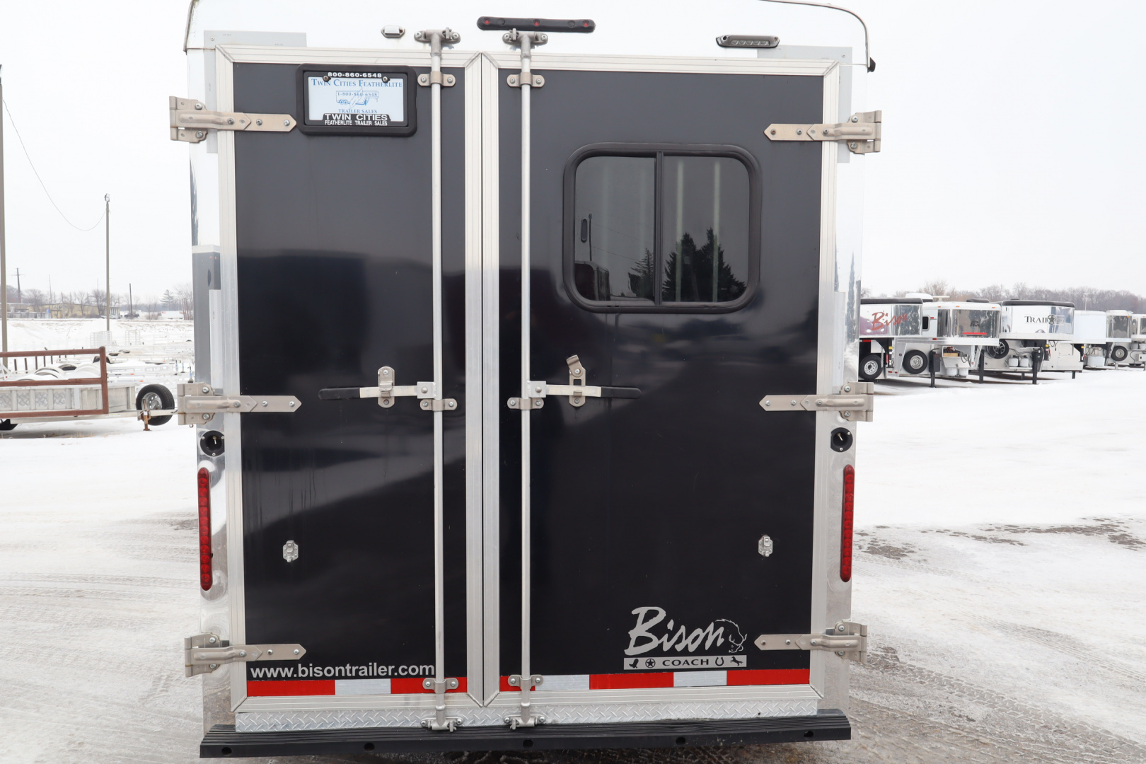 Used 2020 Bison Trailers Trail Hand Horse Trailer