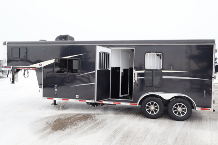 Used 2020 Bison Trailers Trail Hand Horse Trailer