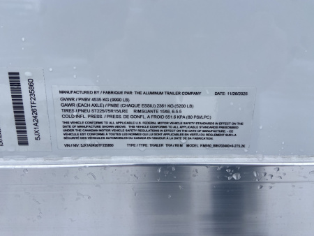 New ATC 24' Car Hauler