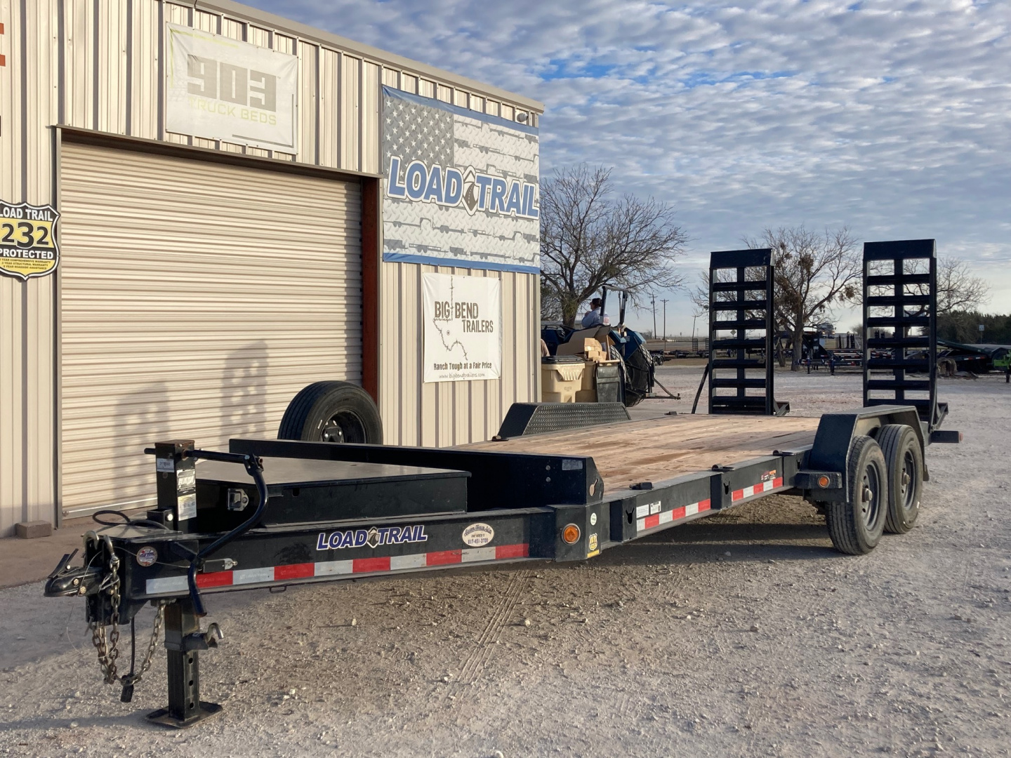 Used 2024 Load Trail CH 83" x 20' Tandem Axle Carhauler 8" I-Beam Frame