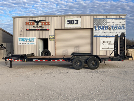 Used 2024 Load Trail CH 83  x 20' Tandem Axle Carhauler 8  I-Beam Frame