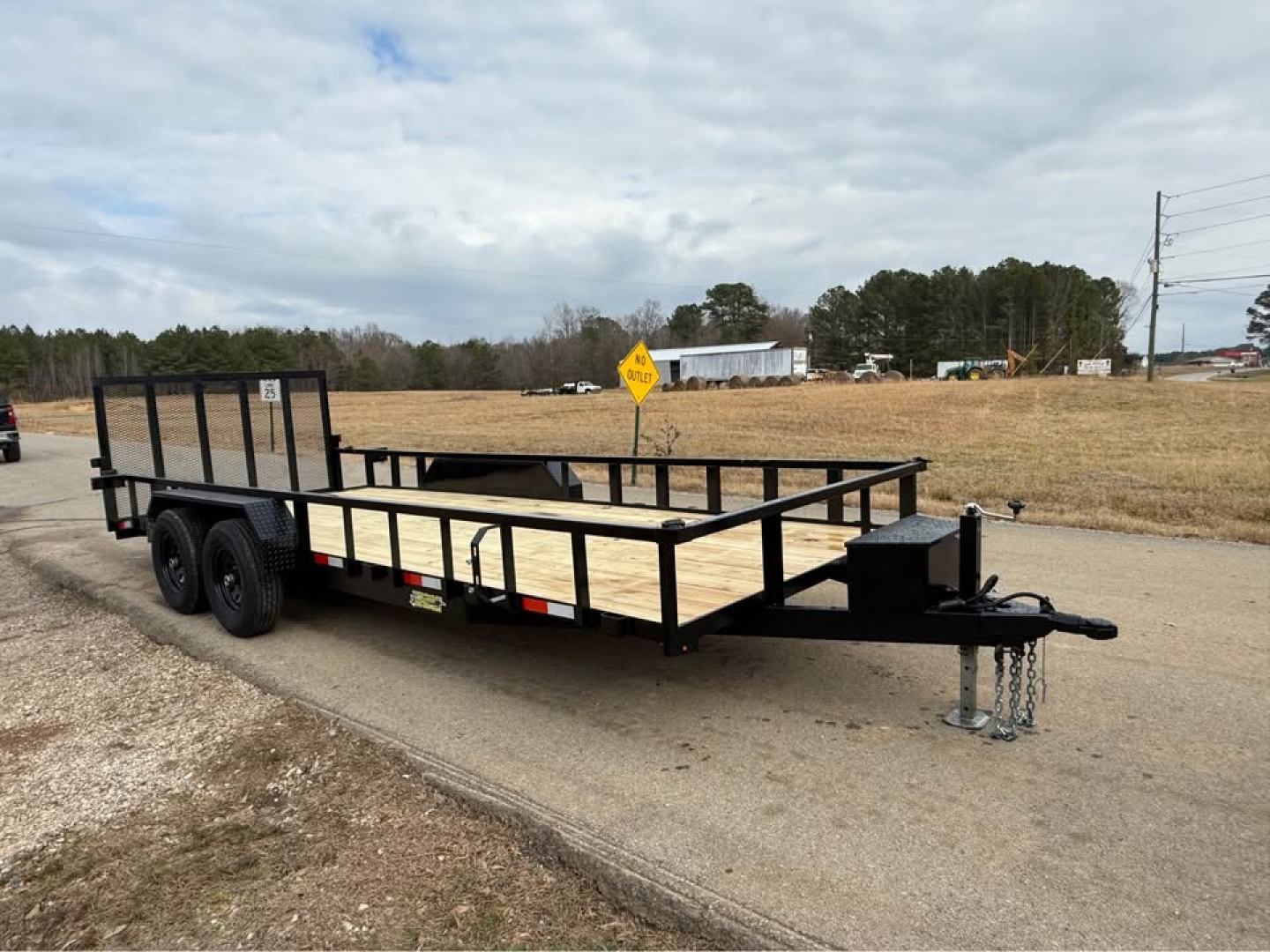 New 2026 Oak Ridge 82x20 10k Utility Trailer