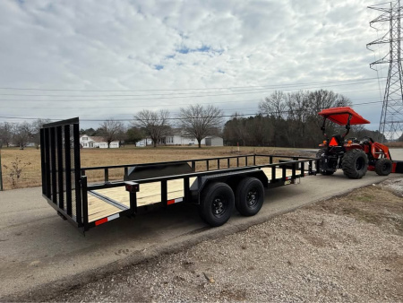 New 2026 Oak Ridge 82x20 10k Utility Trailer