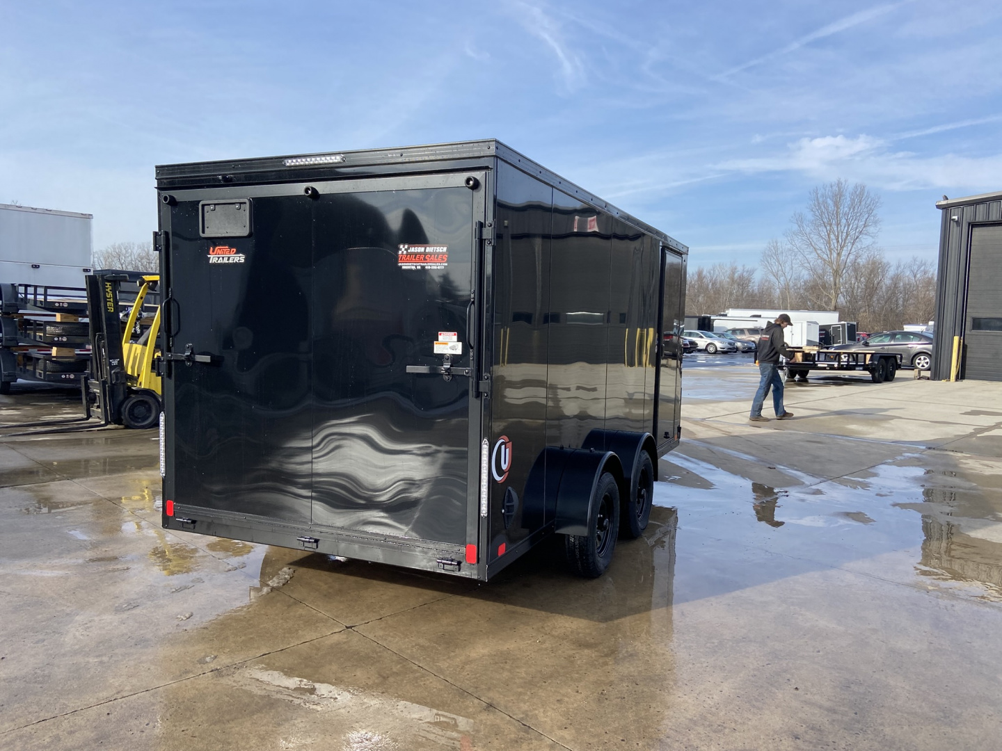 New United 16' Enclosed Cargo Trailer