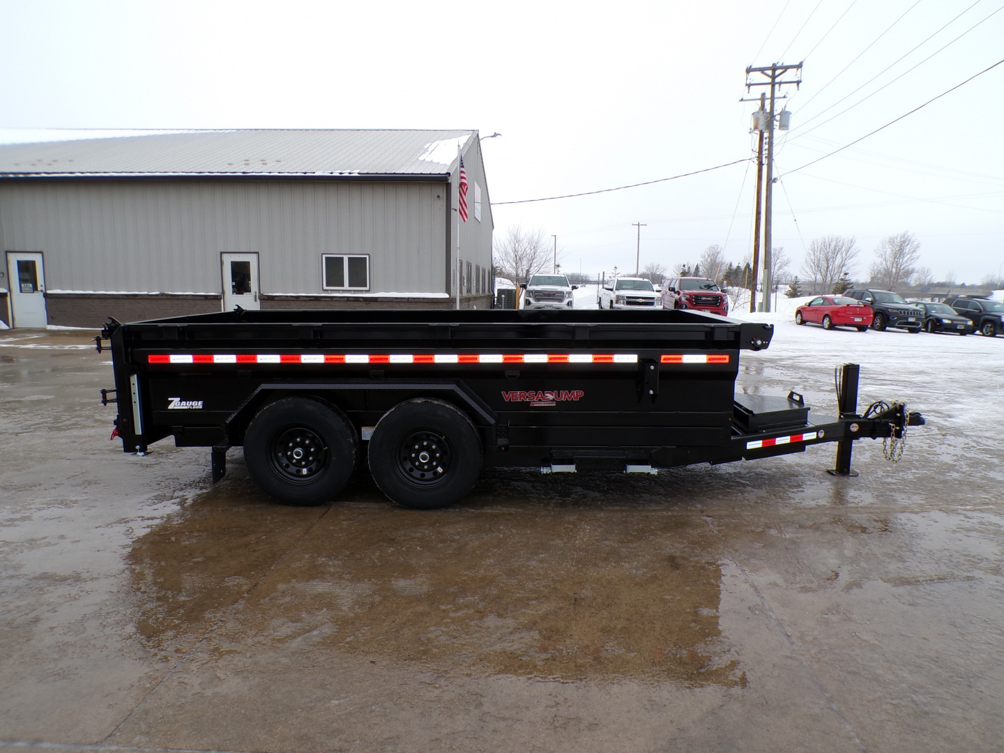 New 2026 Midsota Versa Dump NHV14S-BP-15.4K Dump Trailer