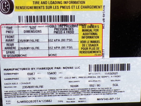 New 2026 Midsota Versa Dump NHV14S-BP-15.4K Dump Trailer