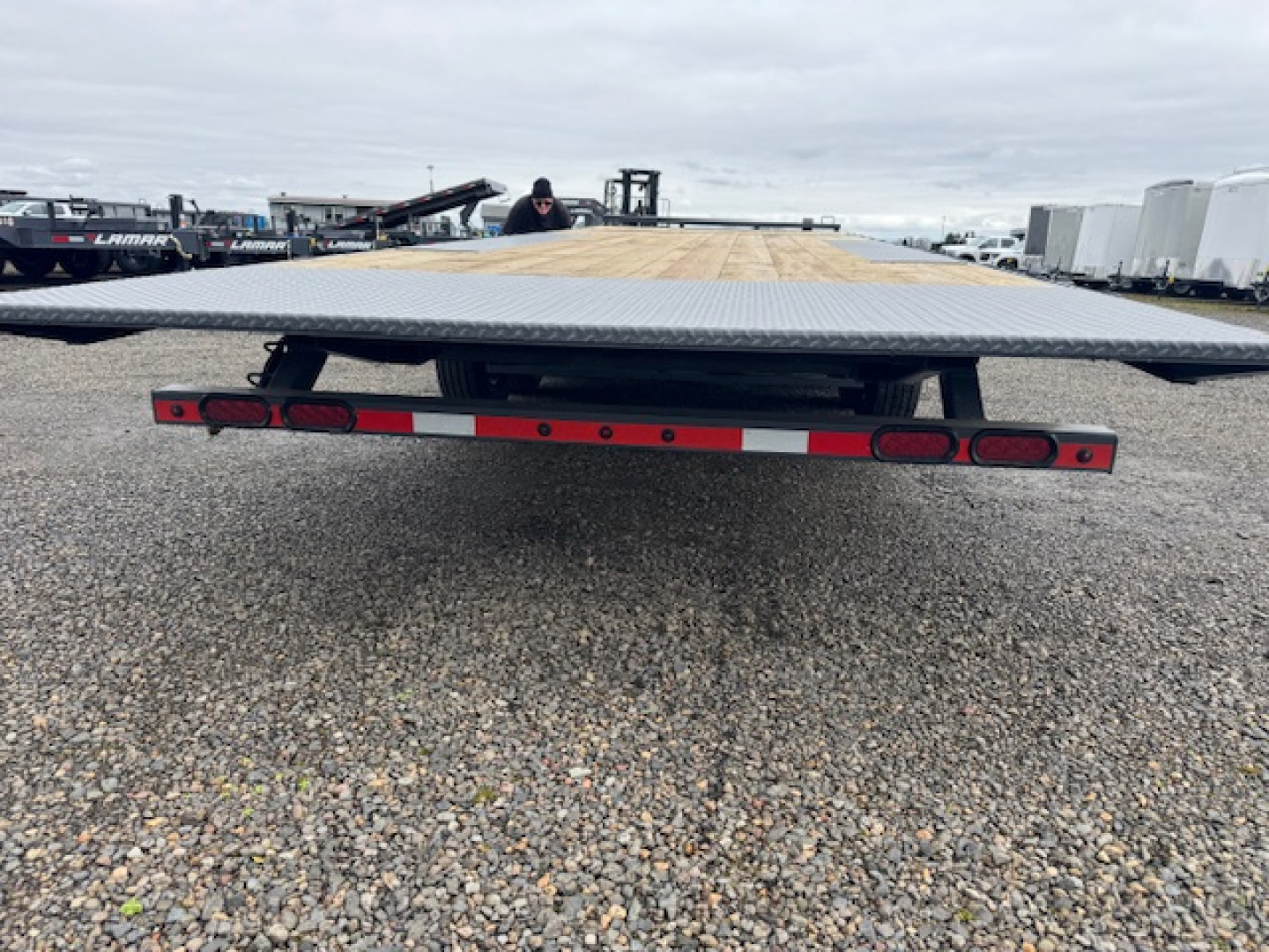 New 2026 LAMAR TRAILERS FA 102x26 21K Tilt Trailer