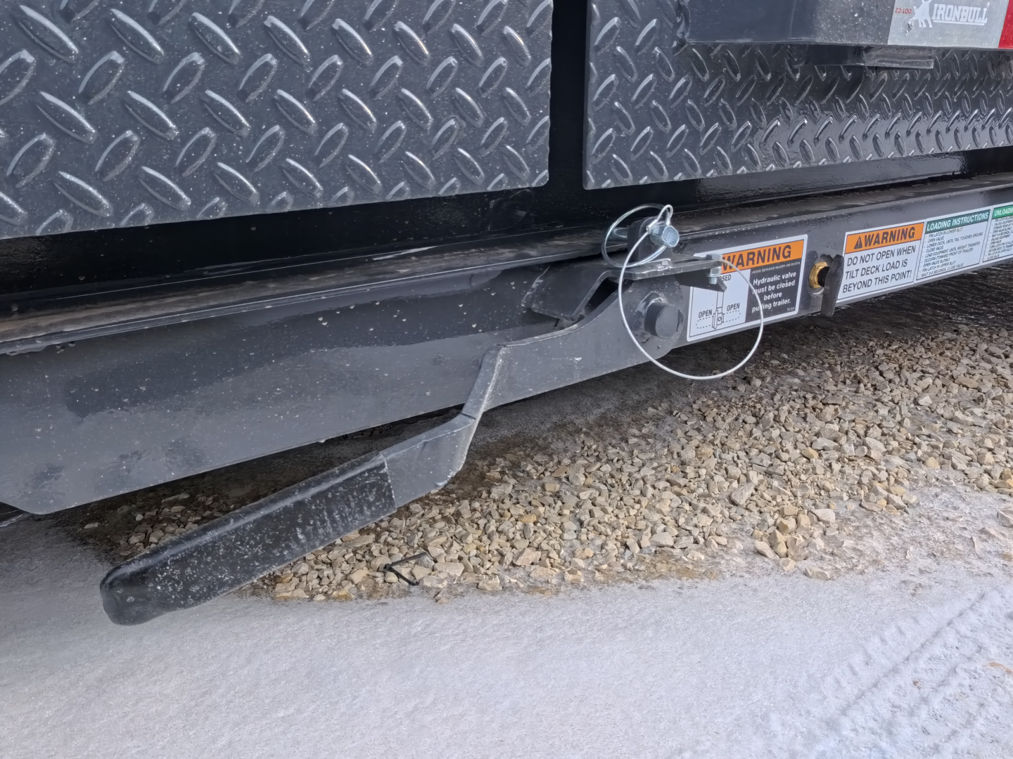 New 2026 Iron Bull 83 x 22 (16+6) TWB Tilt with 14,000 lb. GVWR - Gray