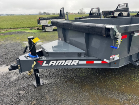 New 2026 LAMAR TRAILERS 83x14 14K DL27 Dump Trailer 24" SIDES
