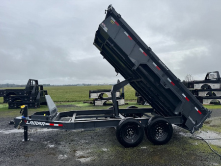 New 2026 LAMAR TRAILERS 83x14 14K DL27 Dump Trailer 24" SIDES