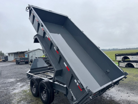 New 2026 LAMAR TRAILERS 83x14 14K DL27 Dump Trailer 24" SIDES