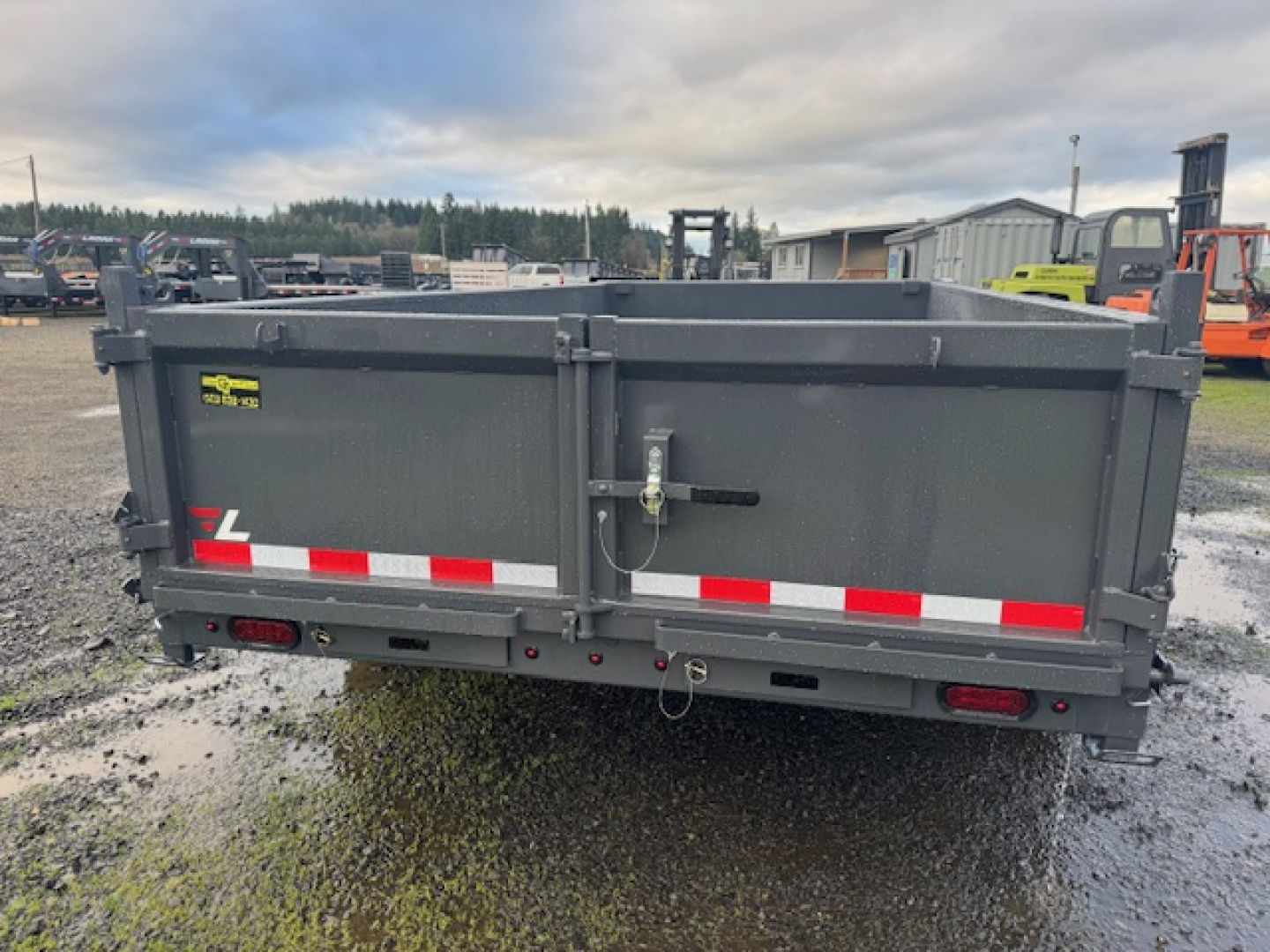New 2026 LAMAR TRAILERS 83x14 14K DL27 Dump Trailer 24" SIDES
