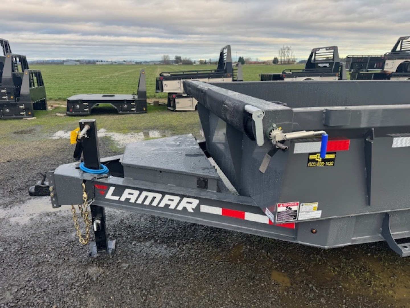 New 2026 LAMAR TRAILERS 83x14 14K DL27 Dump Trailer 24" SIDES