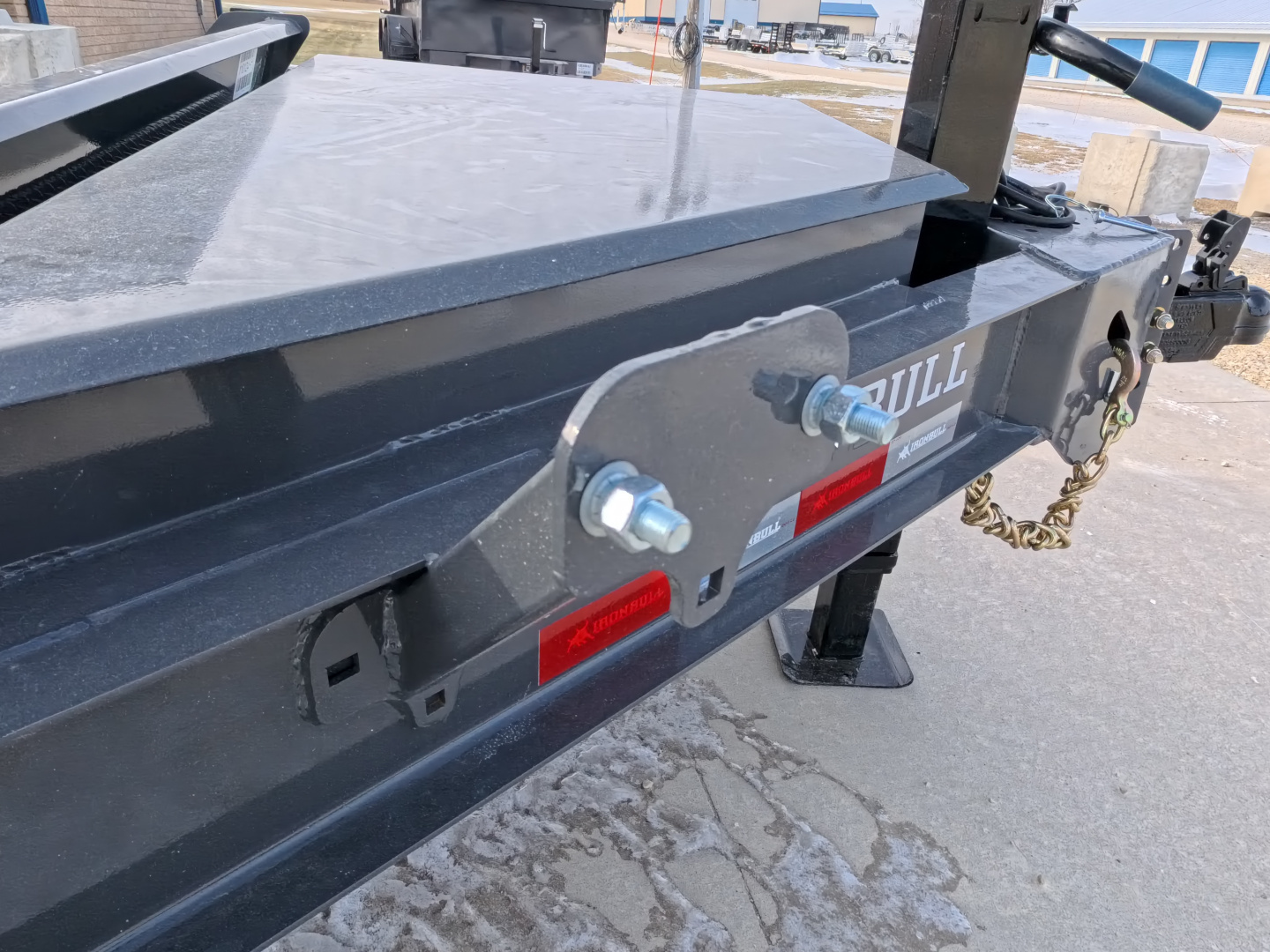 New 2026 Iron Bull 83 x 22 (16+6) TWB Tilt with 14,000 lb. GVWR - Gray