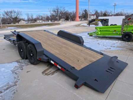 New 2026 Iron Bull 83 x 22 (16+6) TWB Tilt with 14,000 lb. GVWR - Gray