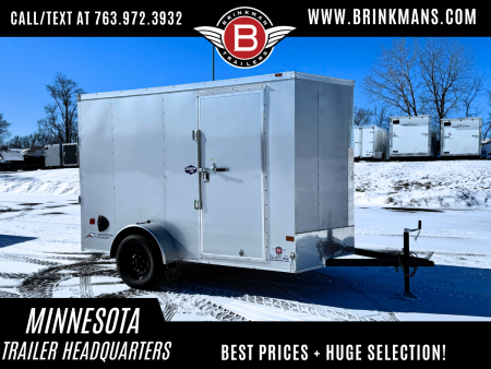 New American Hauler 6x10 Enclosed Cargo Trailer - Rear Ramp!