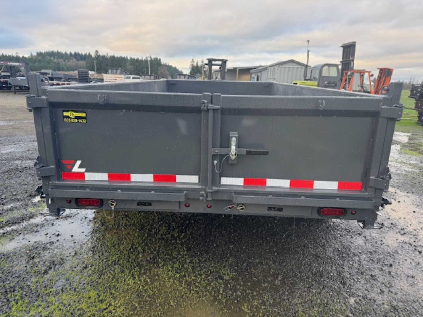 New 2026 LAMAR TRAILERS 83x14 14K DL27 Dump Trailer 24" SIDES