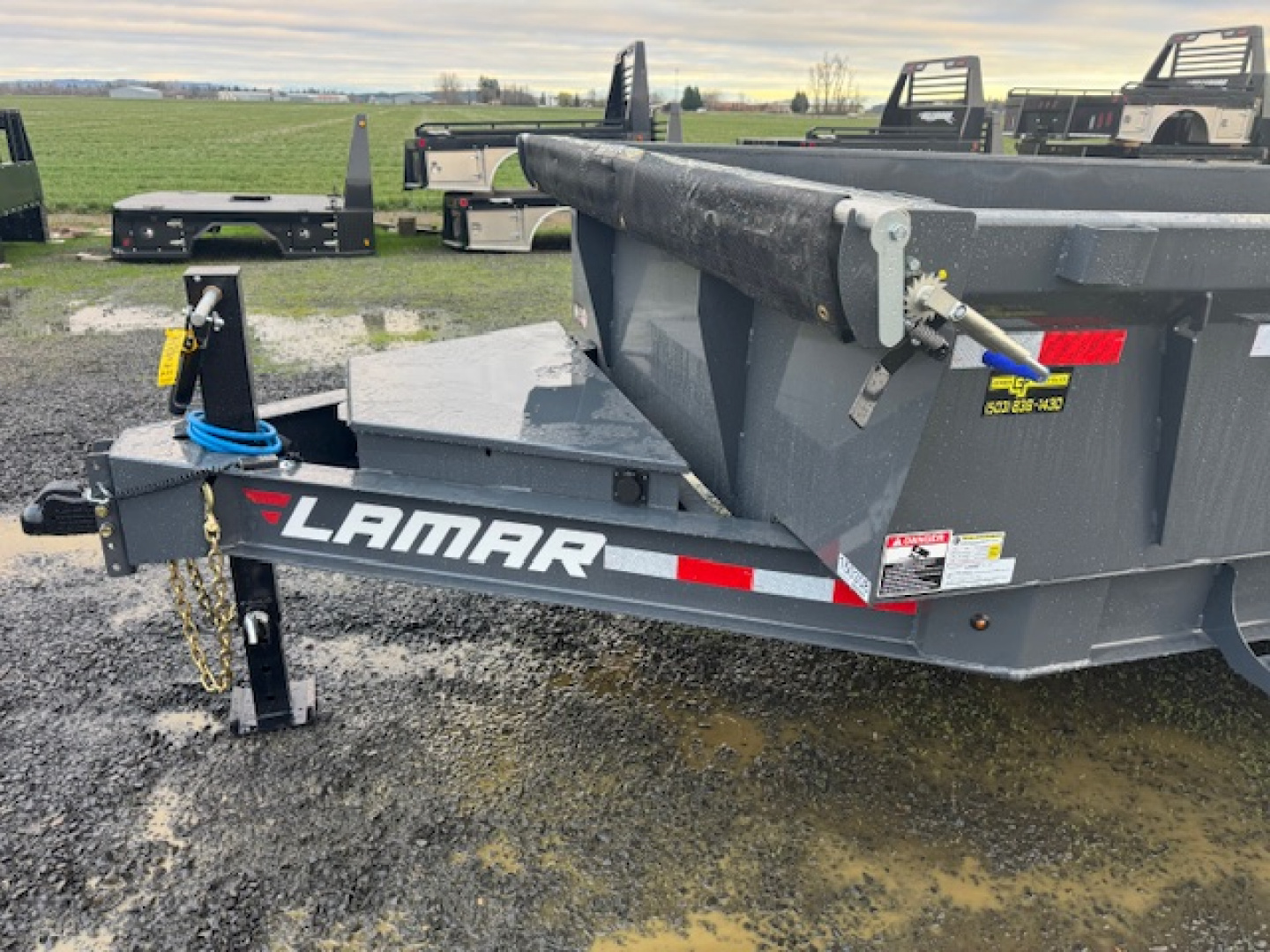 New 2026 LAMAR TRAILERS 83x14 14K DL27 Dump Trailer 24" SIDES