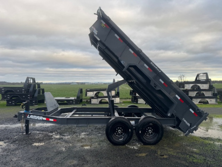 New 2026 LAMAR TRAILERS 83x14 14K DL27 Dump Trailer 24" SIDES