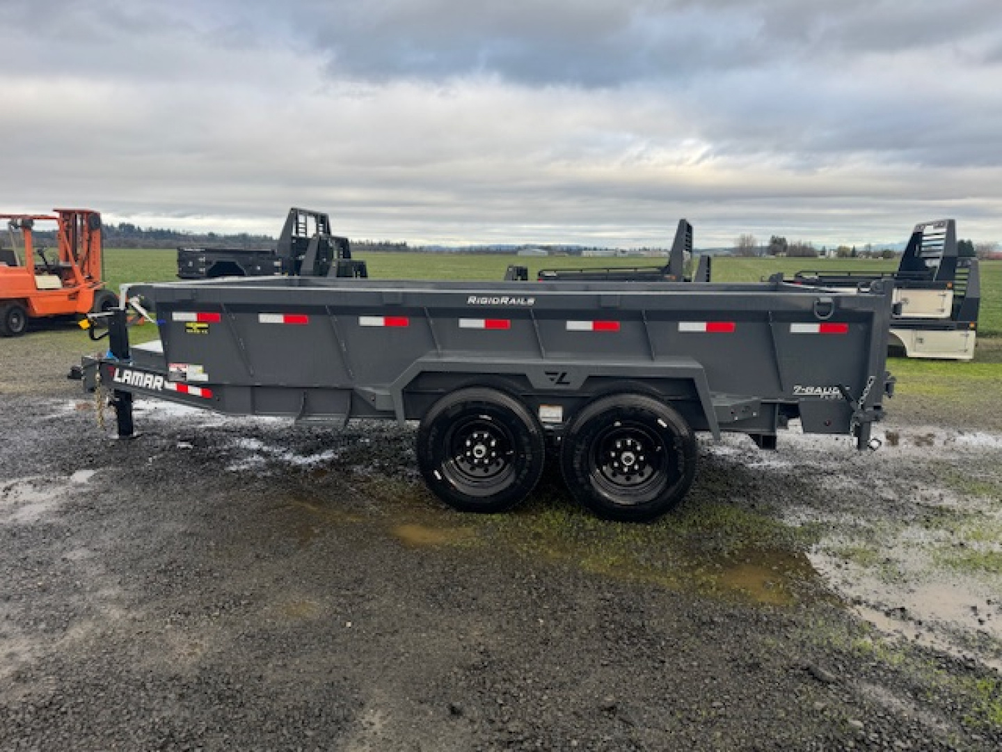 New 2026 LAMAR TRAILERS 83x14 14K DL27 Dump Trailer 24" SIDES