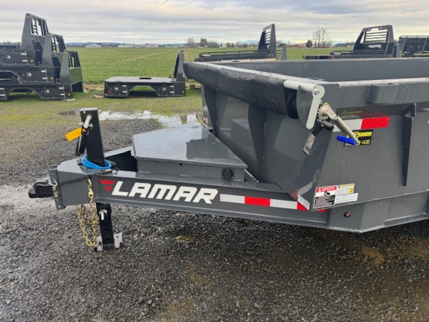 New 2026 LAMAR TRAILERS 83x14 14K DL27 Dump Trailer 24" SIDES