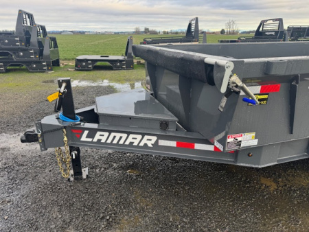 New 2026 LAMAR TRAILERS 83x14 14K DL27 Dump Trailer 24" SIDES