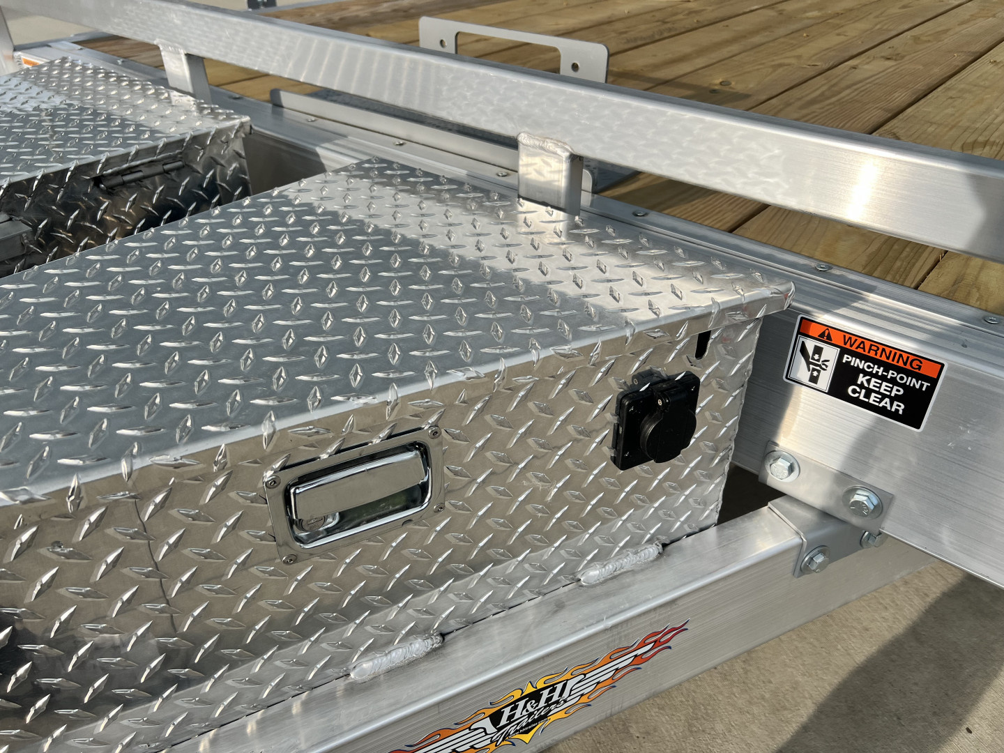 New NEW 2026 H&H Speedloader LOW PROFILE ALUMINUM 20’ POWER TILTbed flatbed Trailer 2-7000 lb axles =14K