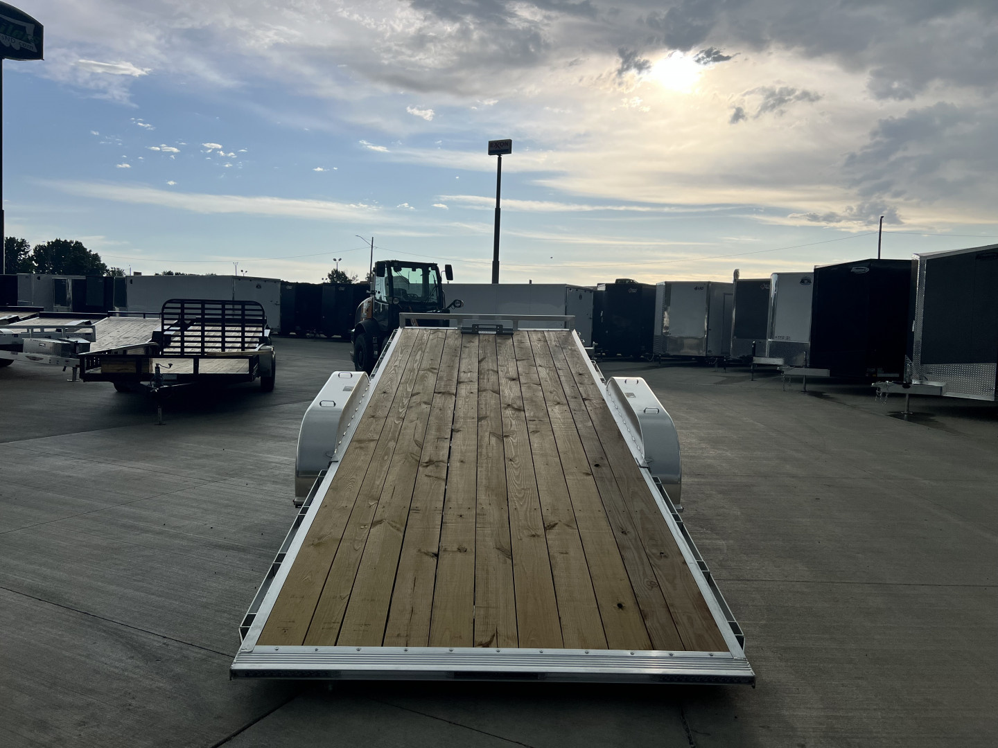 New NEW 2026 H&H Speedloader LOW PROFILE ALUMINUM 20’ POWER TILTbed flatbed Trailer 2-7000 lb axles =14K