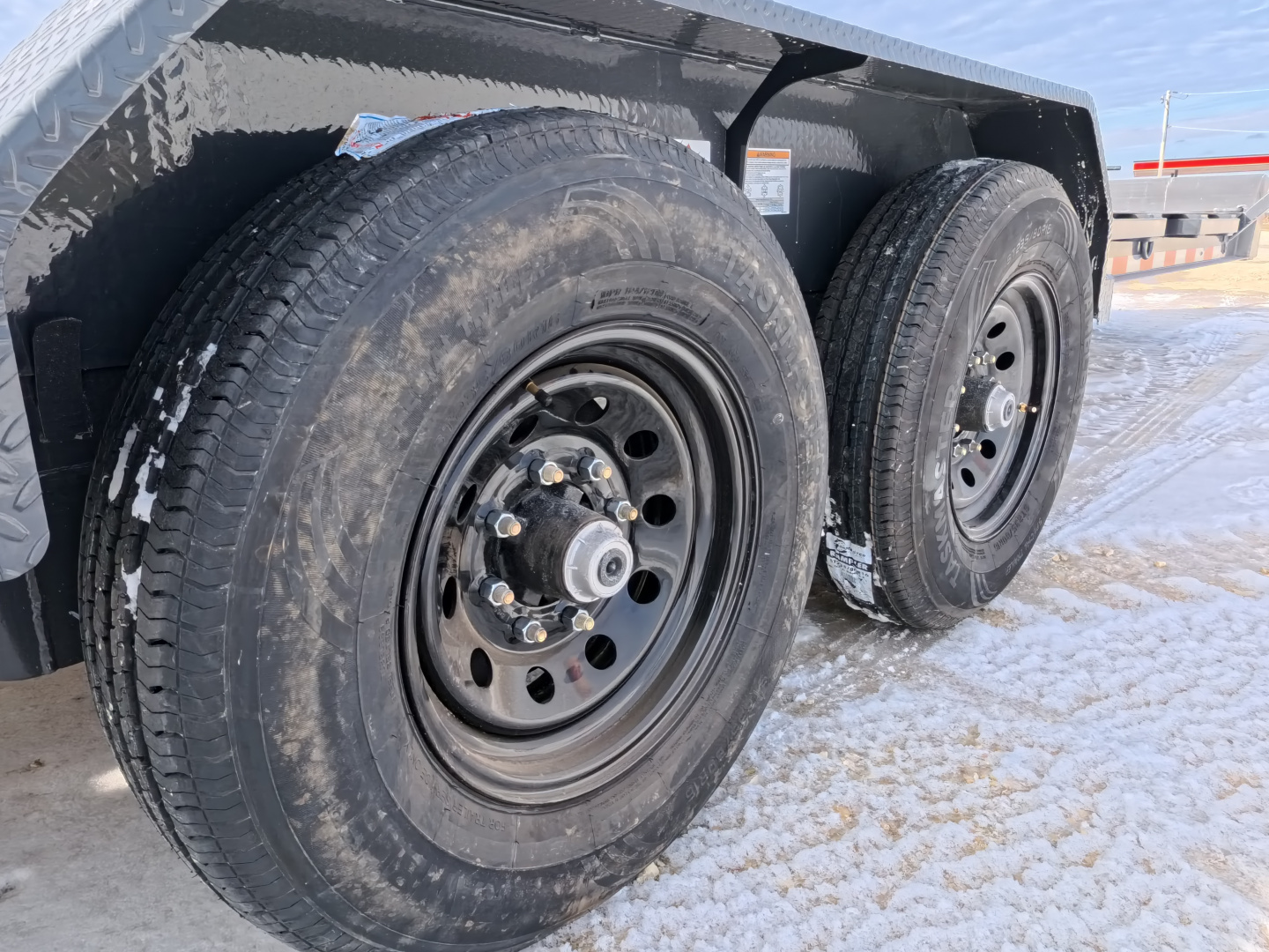 New 2026 Iron Bull 83 x 22 (19+3) EWB Equipment with 14,000 lb. GVWR with Rampage Ramps in Ranch Gray