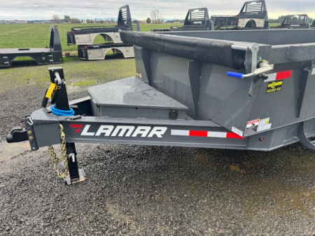 New 2026 LAMAR TRAILERS 83x12414K DL27 Dump Trailer 24" SIDES