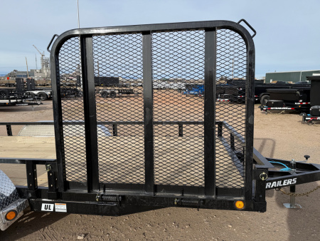 New 2026 PJ UL 7 X 16 TA Utility Trailer- W/4FT Side Gate- 83" wide deck