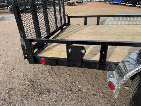 New 2026 PJ UL 7 X 16 TA Utility Trailer- W/4FT Side Gate- 83" wide deck
