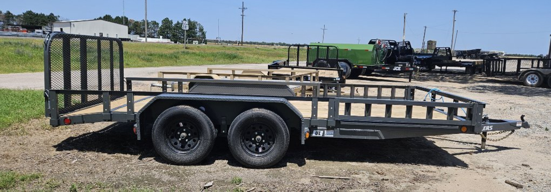 New 2026 PJ TRAILERS 16' x 83 in. Tandem Axle Channel (UL) Utility Trailer