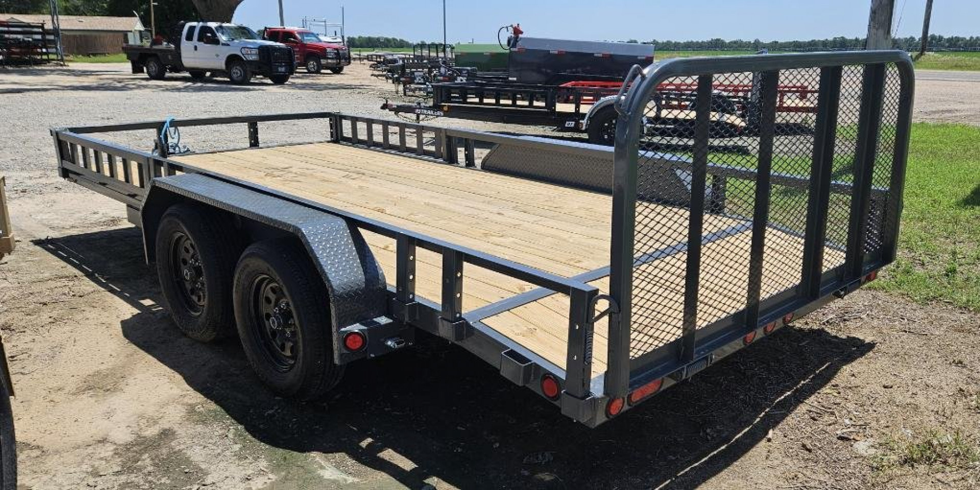 New 2026 PJ TRAILERS 16' x 83 in. Tandem Axle Channel (UL) Utility Trailer