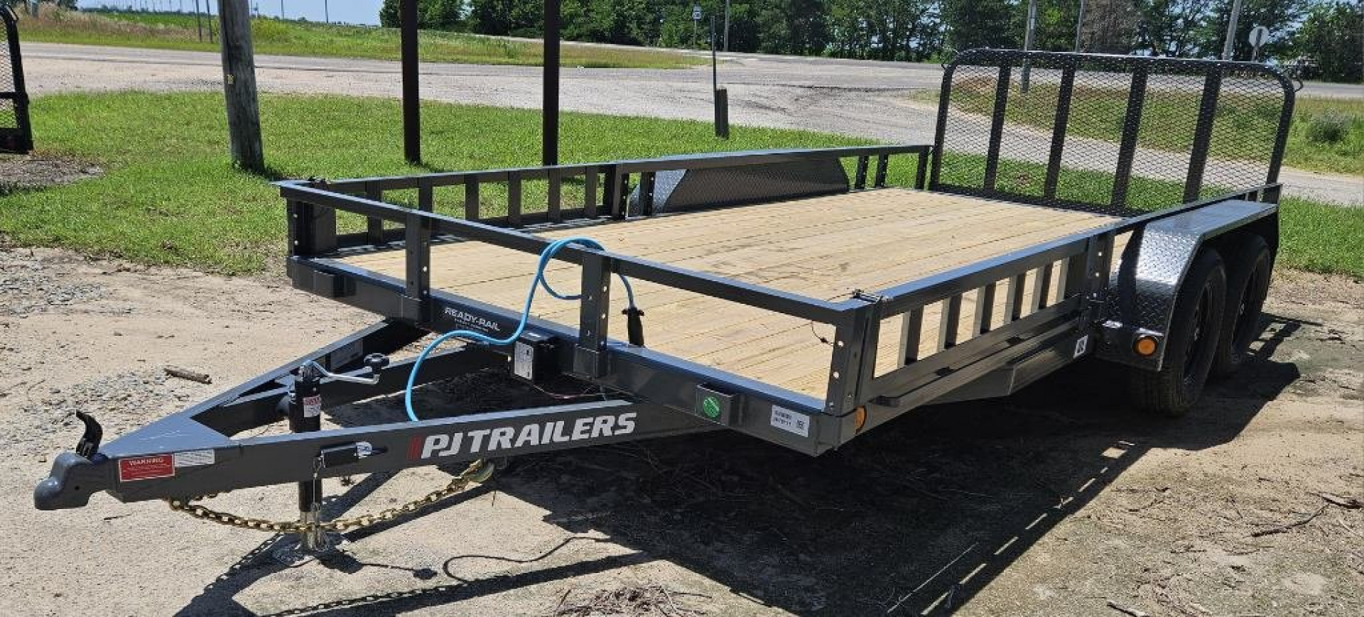 New 2026 PJ TRAILERS 16' x 83 in. Tandem Axle Channel (UL) Utility Trailer