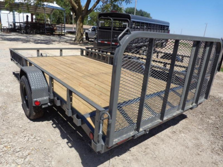 New 2026 PJ Trailers 14' x 83 in. Single 5200# Axle Channel (U8) Utility Trailer