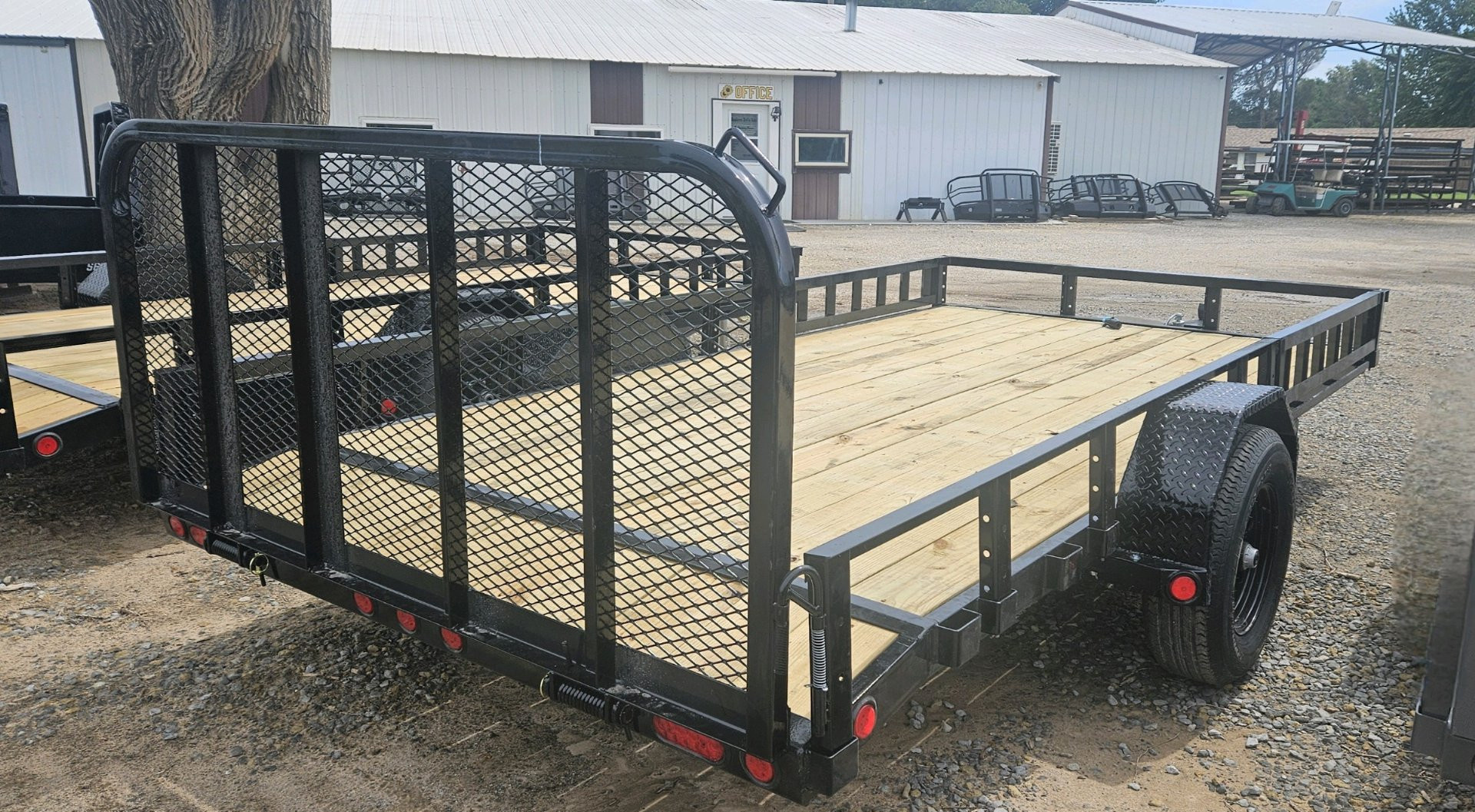 New 2026 PJ TRAILERS 14' x 83 in. Single 5200# Brake Axle Channel Utility Trailer