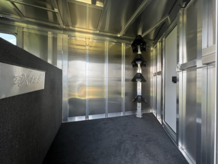 New 2026 Exiss Trailers 7300 GN w/Airflow Dividers Horse Trailer