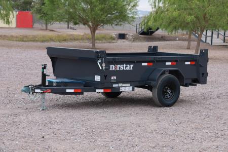 New 2026-Norstar-5-x-10-x-1.5-Norstar-DCB-Single-Axle-Dump-General-Purpose,-Cylinder,-Tarp,-Ramps,-3.5k-(Light-Duty)-base-3EUDB1012T1108851