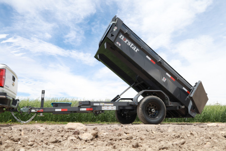 New 2026-Norstar-5-x-10-x-1.5-Norstar-DCB-Single-Axle-Dump-General-Purpose,-Cylinder,-Tarp,-Ramps,-3.5k-(Light-Duty)-base-3EUDB1012T1108851