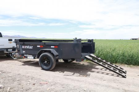 New 2026-Norstar-5-x-10-x-1.5-Norstar-DCB-Single-Axle-Dump-General-Purpose,-Cylinder,-Tarp,-Ramps,-3.5k-(Light-Duty)-base-3EUDB1012T1108851
