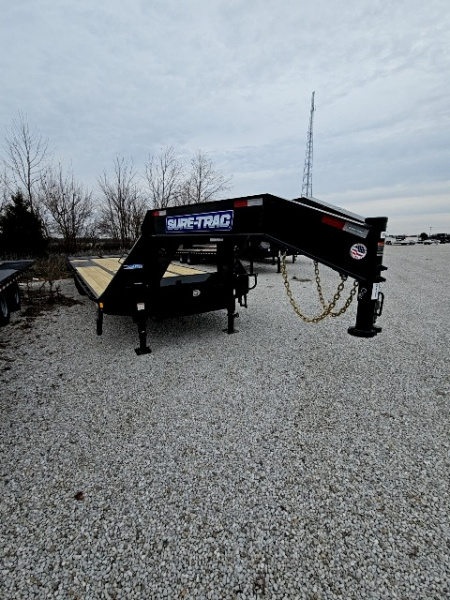 New 2026 Sure-Trac 8.5 x 30 (25+5) 22.5K HD Low Profile Gooseneck Deckover Trailer