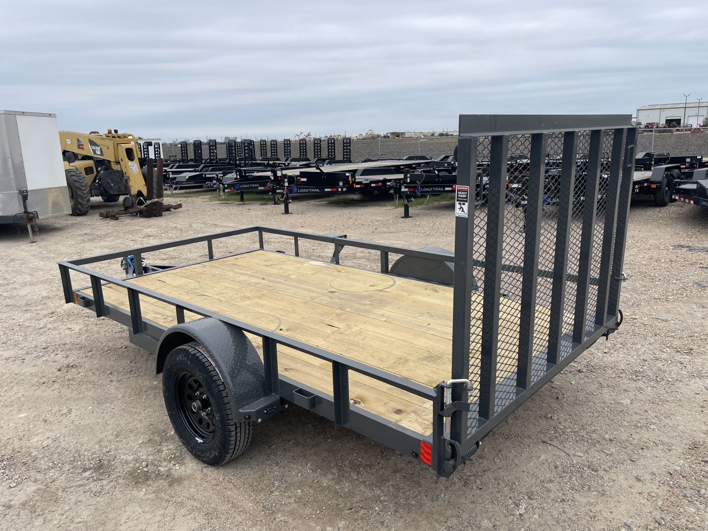 New 2026 Lamar Trailers 77X12 4' GATE 3.5K Utility Trailer