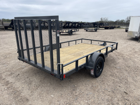 New 2026 Lamar Trailers 77X12 4' GATE 3.5K Utility Trailer